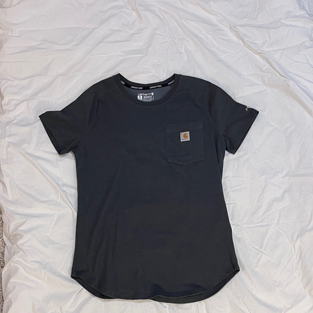 Carhartt Women’s Dark Gray Short Sleeve Tee